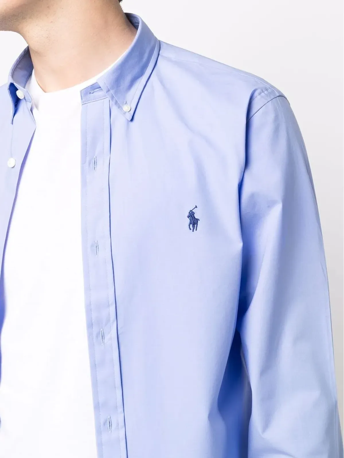 Polo Ralph Lauren ロングスリーブ ボタンダウンカラー シャツ - 画像5