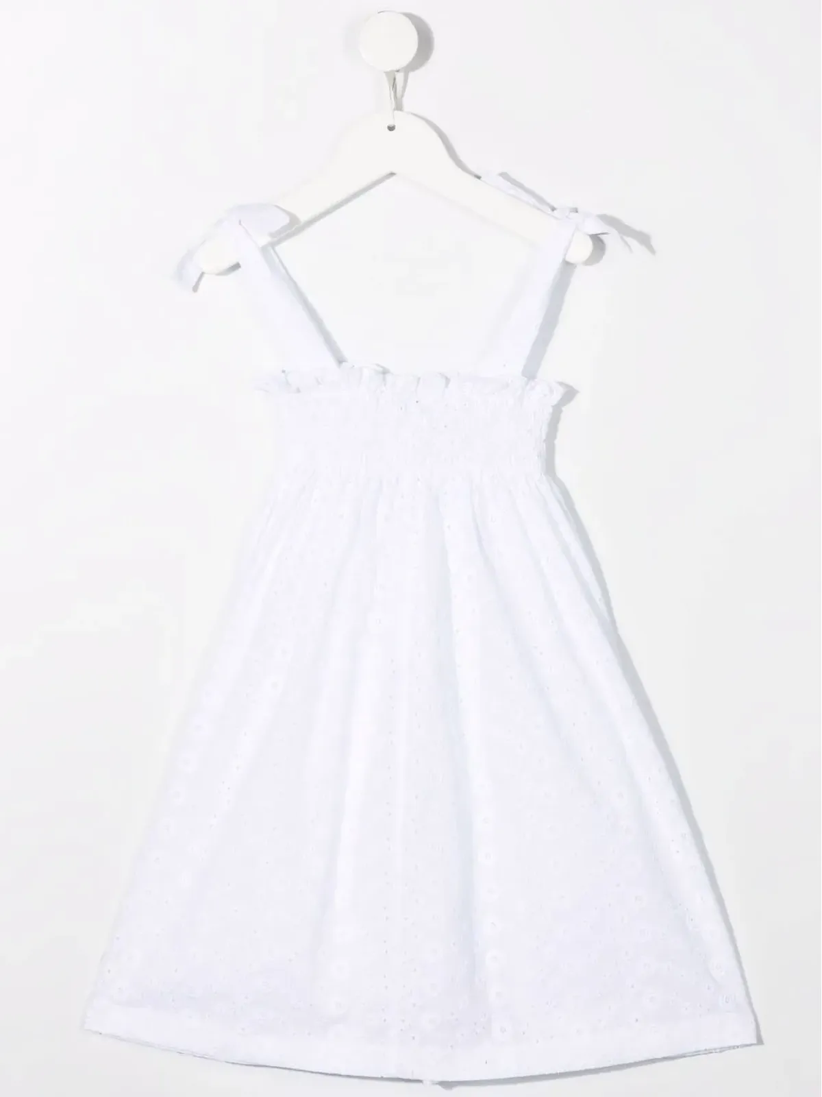 Siola sleeveless flared dress - White - 画像2