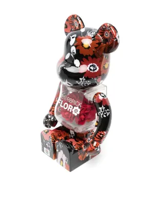 MEDICOM TOY Flor@ BE@RBRICK 400% フィギュア - ブラック - サムネイル3