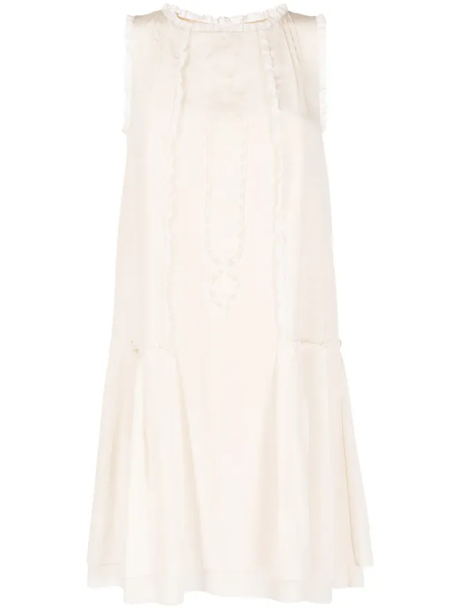 SHIATZY CHEN SHIATZY CHEN シルクレースパネルドレスの商品画像