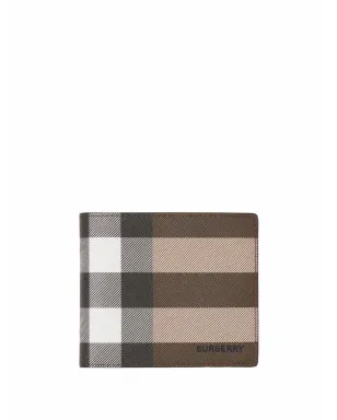 Burberry チェック柄ロゴウォレット - サムネイル1