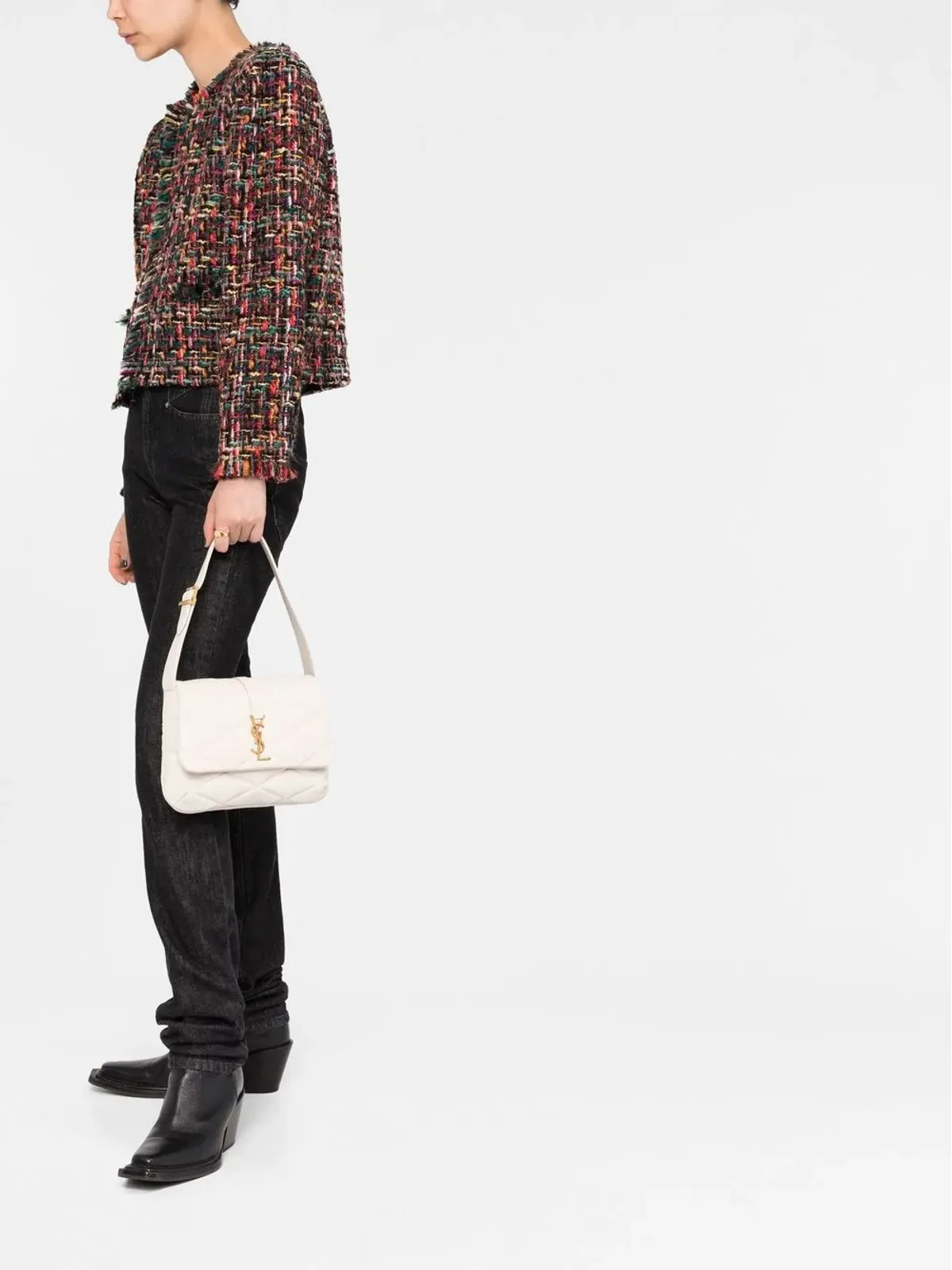 Saint Laurent Le 57 キルテッドショルダーバッグ - 画像2