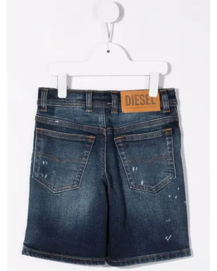 Diesel Kids デニムショーツ（ダメージ加工） - サムネイル2