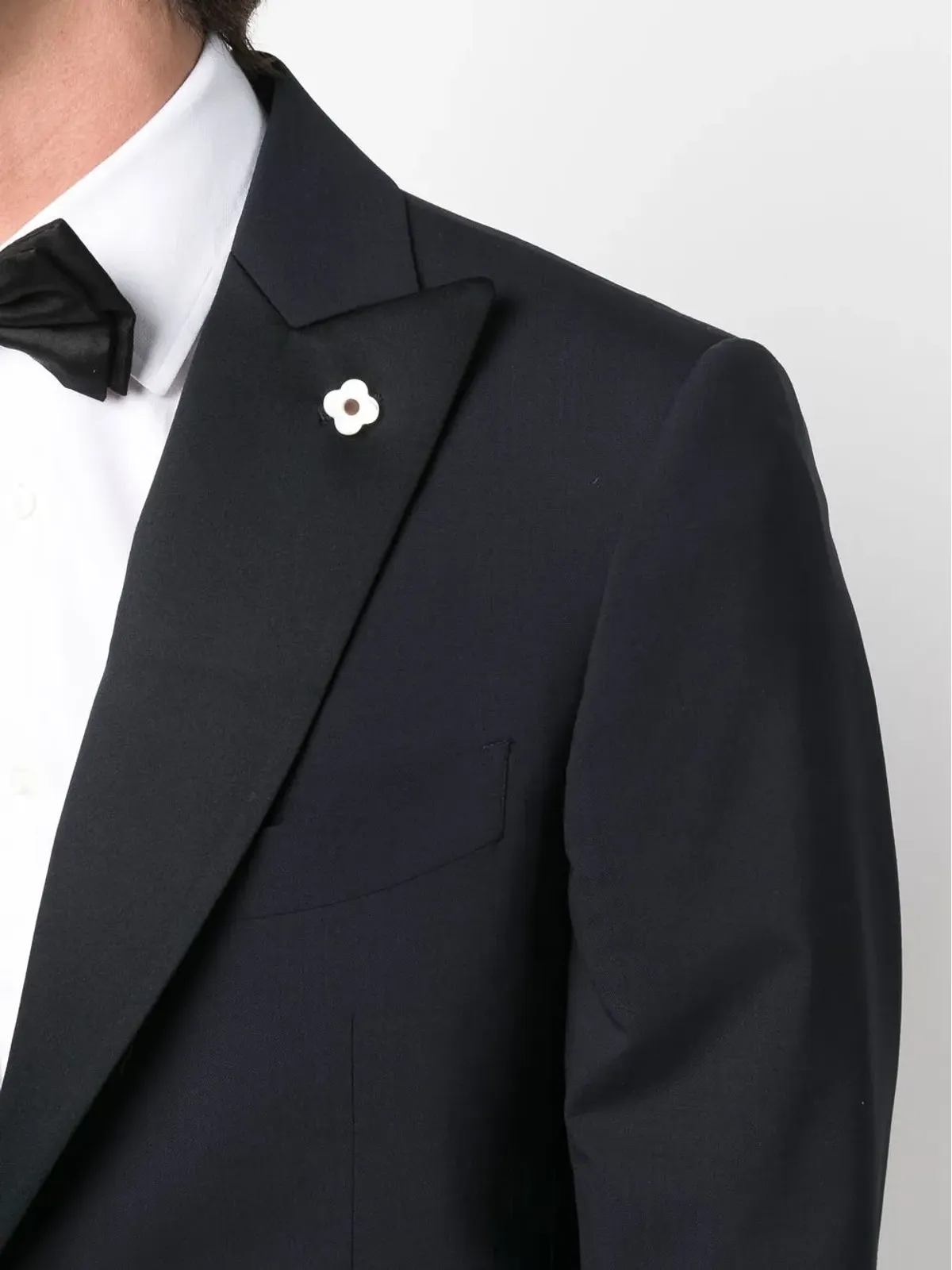 Lardini シングルブレスト2ピーススーツ ブルー - 画像5