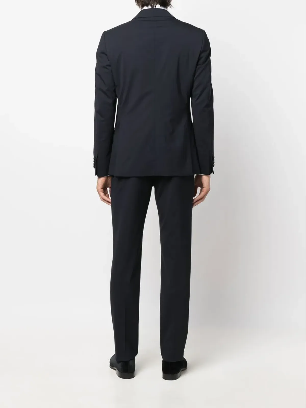 Lardini シングルブレスト2ピーススーツ ブルー - 画像4