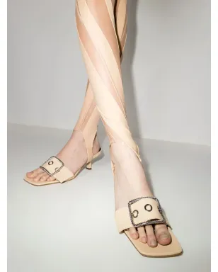 BY FAR Davina buckle-detail sandals - サムネイル3