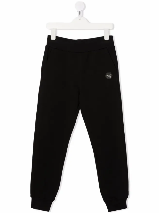 Philipp Plein Junior Philipp Plein Junior ロゴパッチ トラックパンツの商品画像