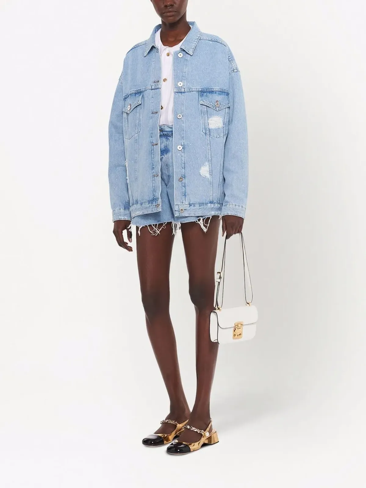Miu Miu Madrasレザー ショルダーバッグ - 画像2