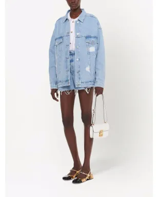 Miu Miu Madrasレザー ショルダーバッグ - サムネイル2