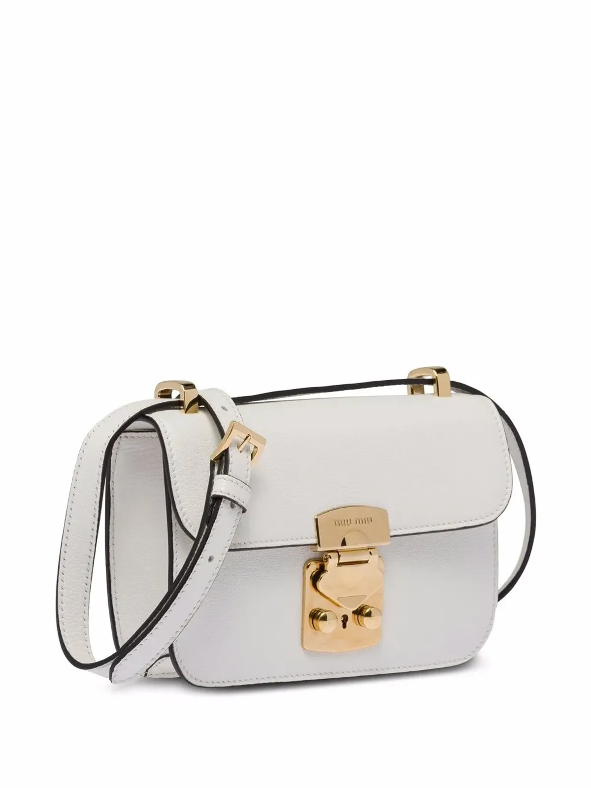 Miu Miu Madrasレザー ショルダーバッグ - 画像4