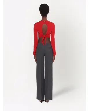Miu Miu チェック柄ウールパンツ - サムネイル4