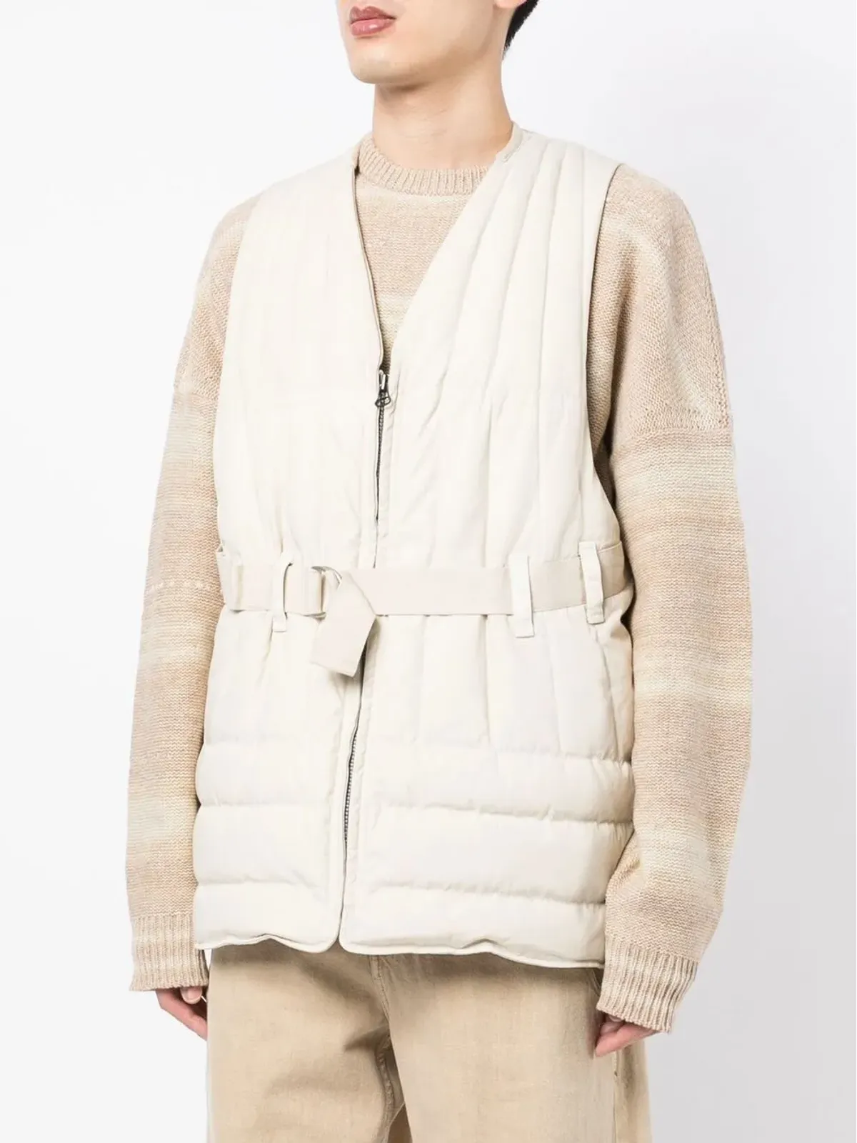 visvim ベルト付きパデッドジレ - 画像3