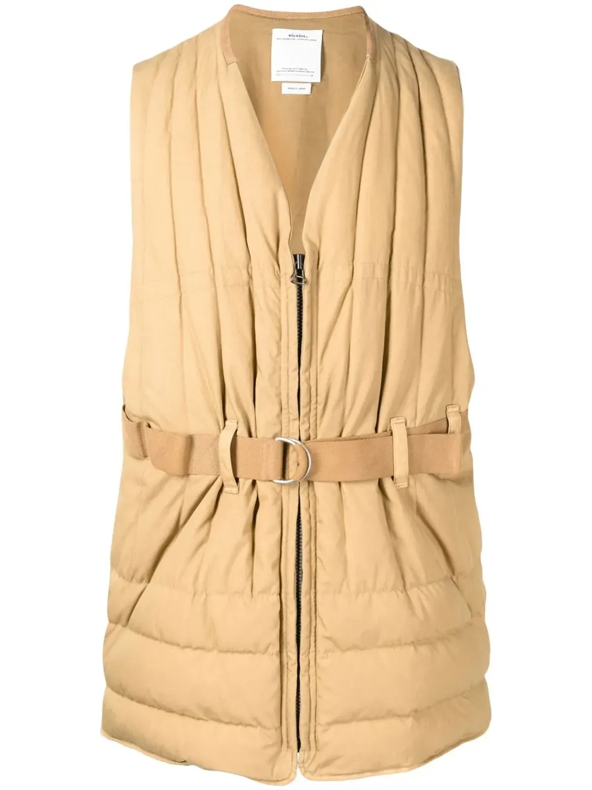 visvim パッド入りベルト付きVネックジレ - 画像1
