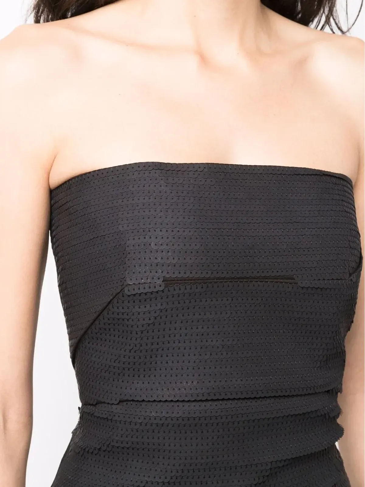 Rick Owens 刺繍入りビスチェトップ - 画像5