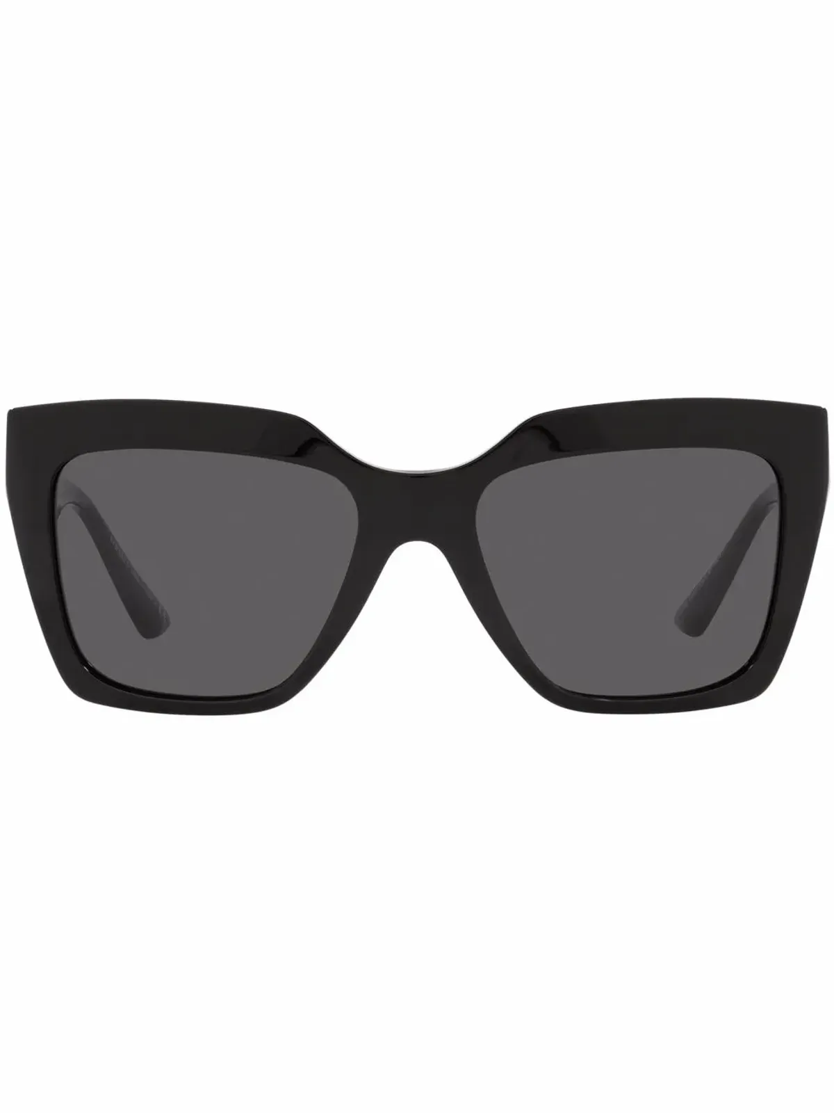 Versace Eyewear Greca-panel サングラス - ブラック - 画像1