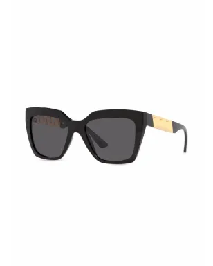 Versace Eyewear Greca-panel サングラス - ブラック - サムネイル2
