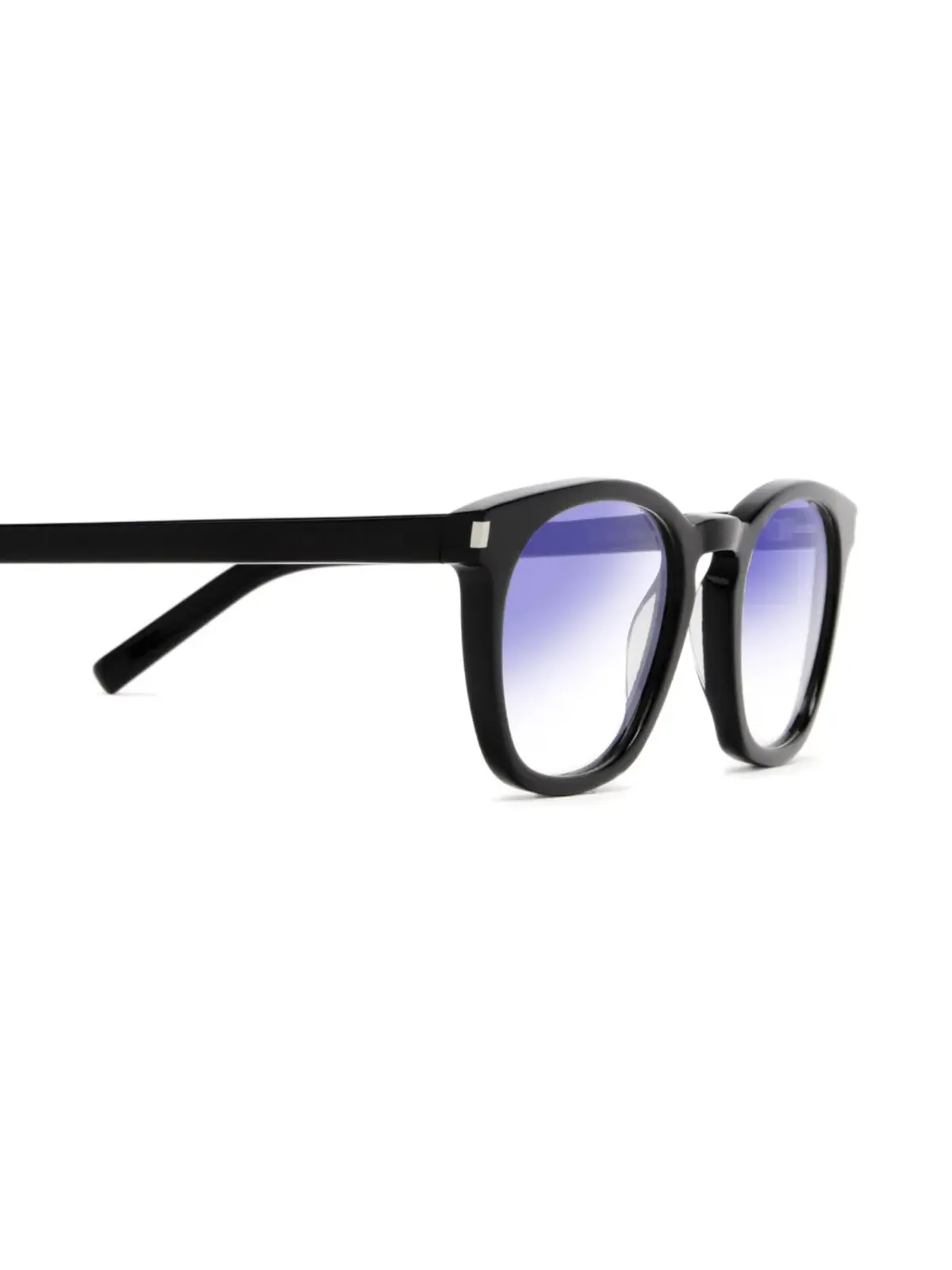 Saint Laurent Eyewear ラウンドスクエアフレーム眼鏡 - 画像3