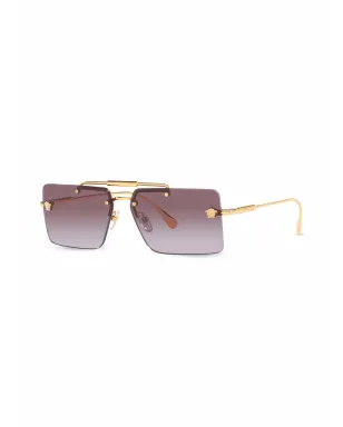 Versace Eyewear ロゴプレートサングラス - サムネイル2