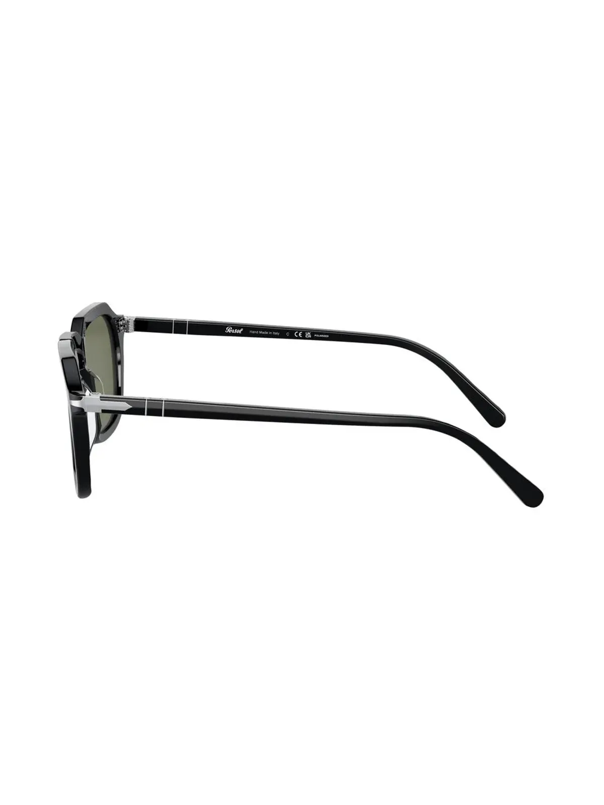 Persol ティントレンズ スクエアフレーム サングラス - ブラック - 画像2