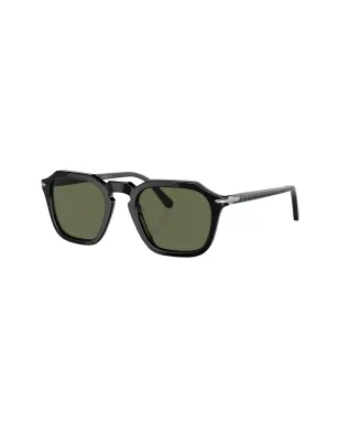 Persol ティントレンズ スクエアフレーム サングラス - ブラック - サムネイル3