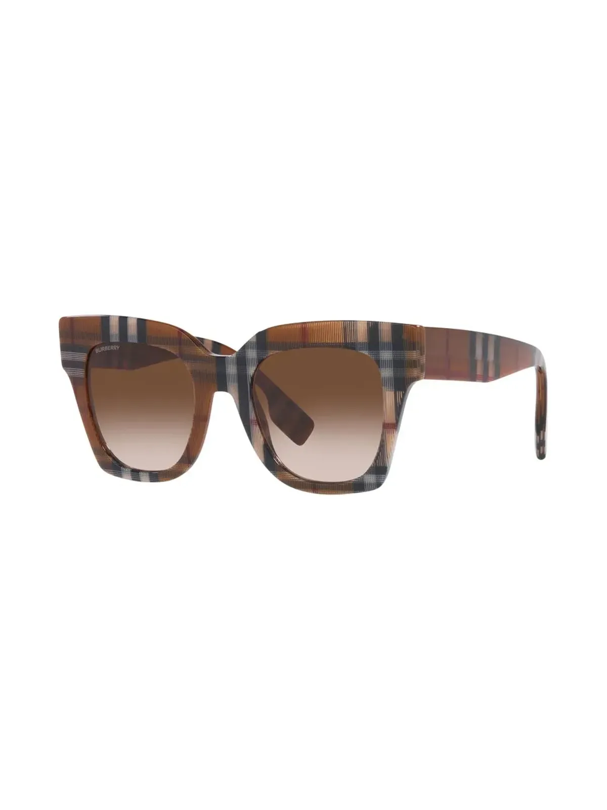 Burberry Eyewear キティチェック柄サングラス - 画像2