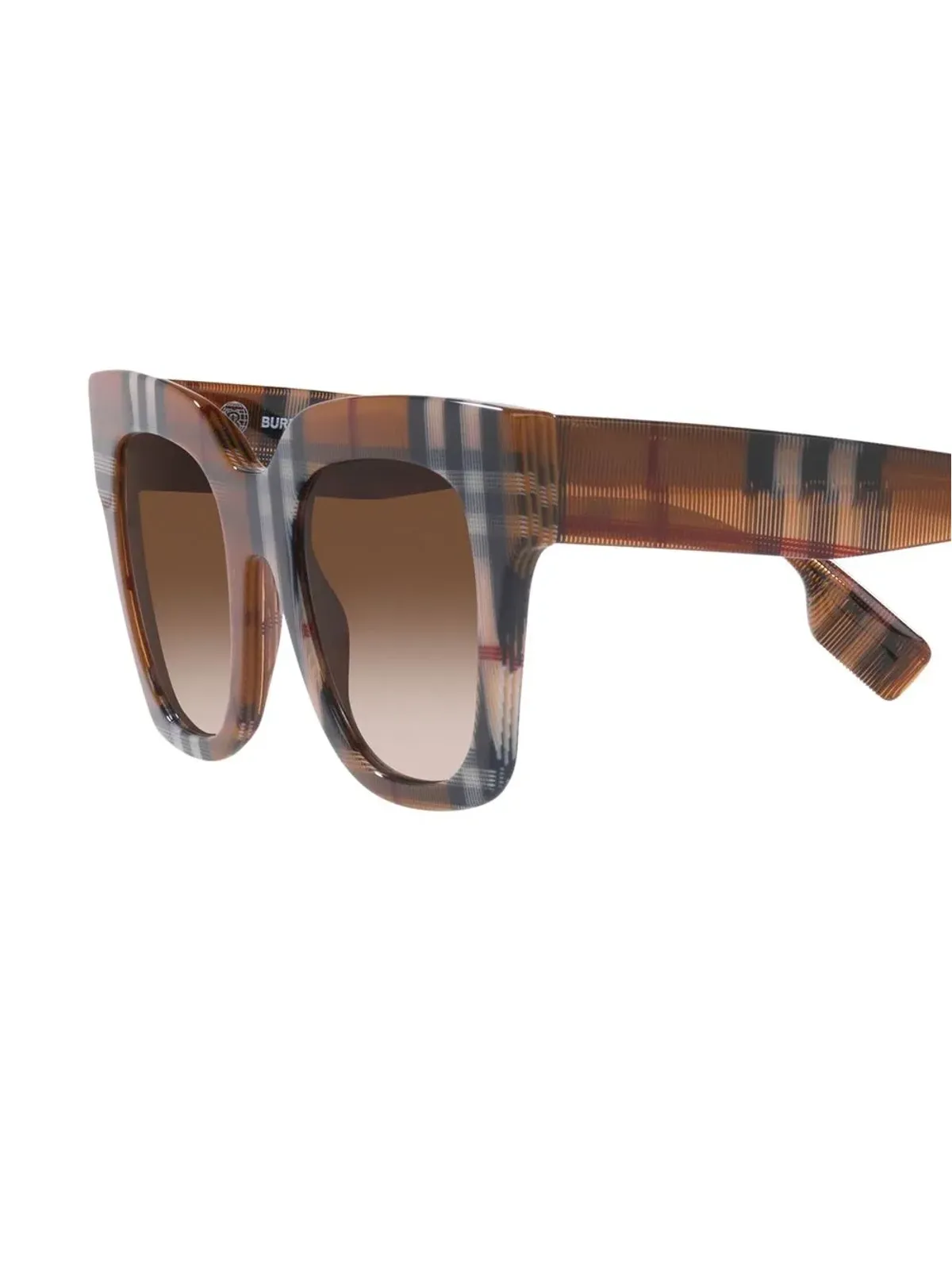 Burberry Eyewear キティチェック柄サングラス - 画像3