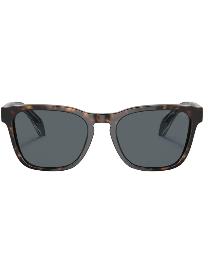 Giorgio Armani Giorgio Armani べっ甲柄スクエアフレームサングラスの商品画像