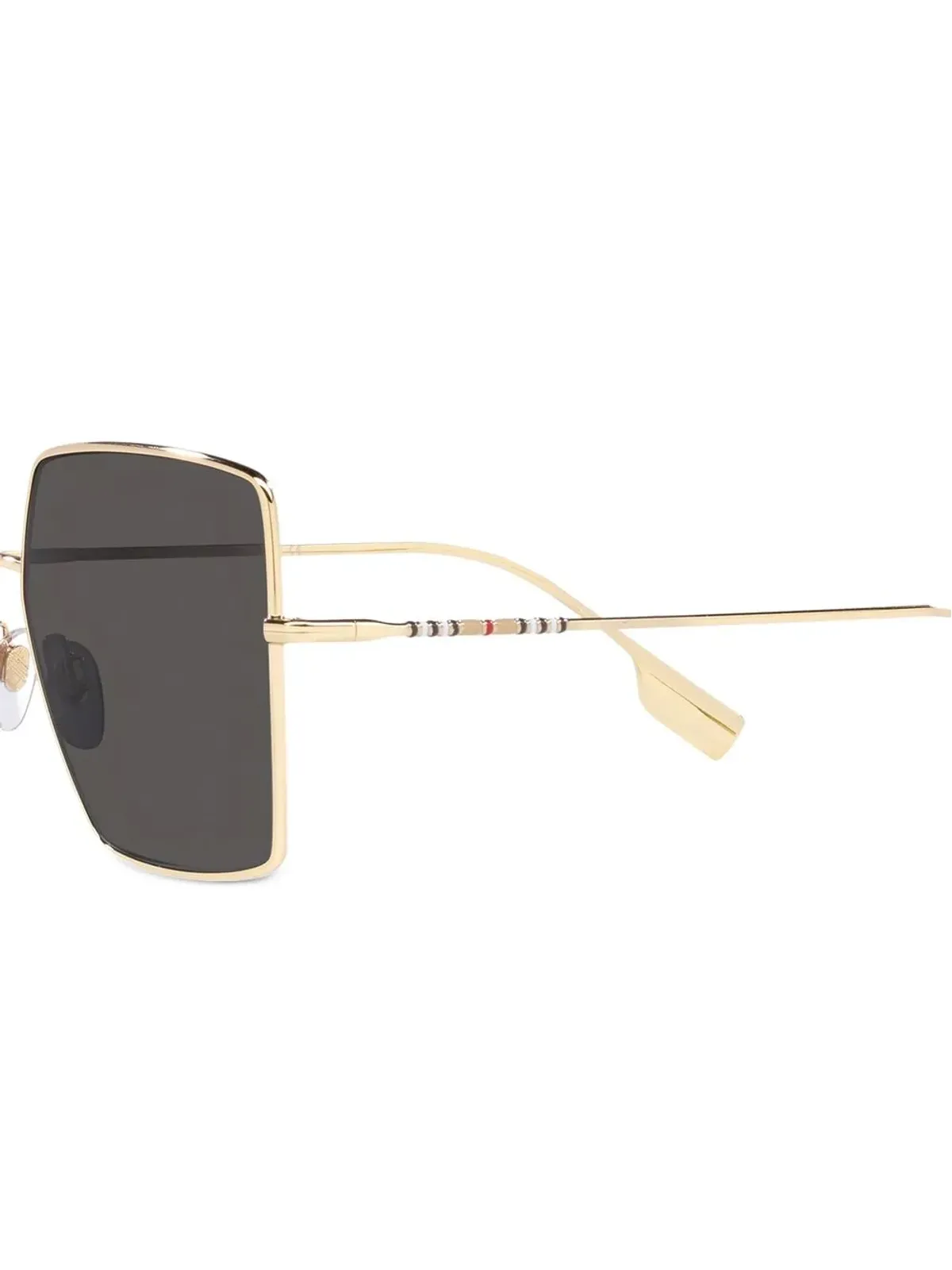 Burberry Eyewear ダフネ チェック柄ディテール サングラス - 画像3