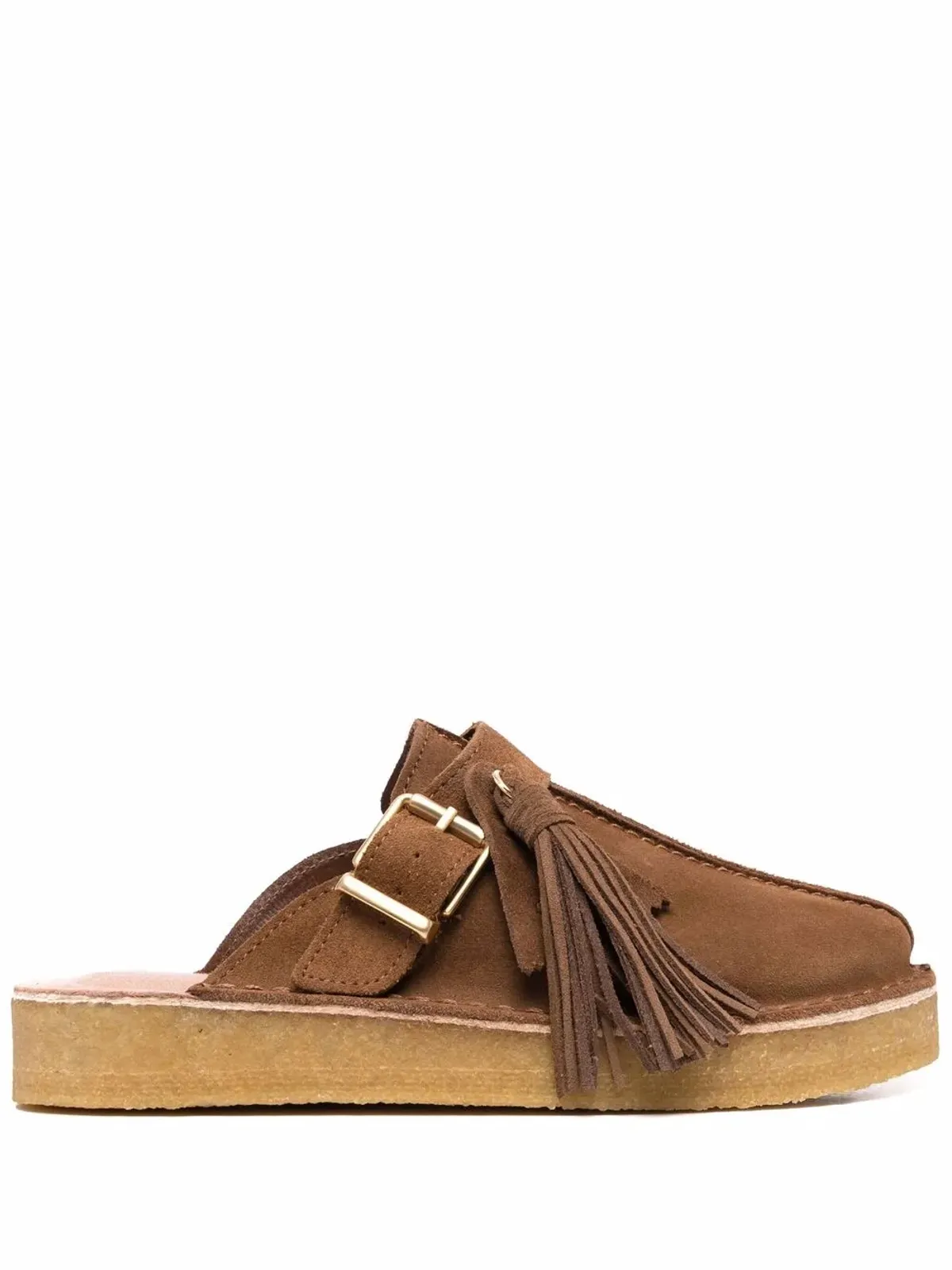 Clarks Originals スリップオン スエードミュール - ブラウン - 画像1