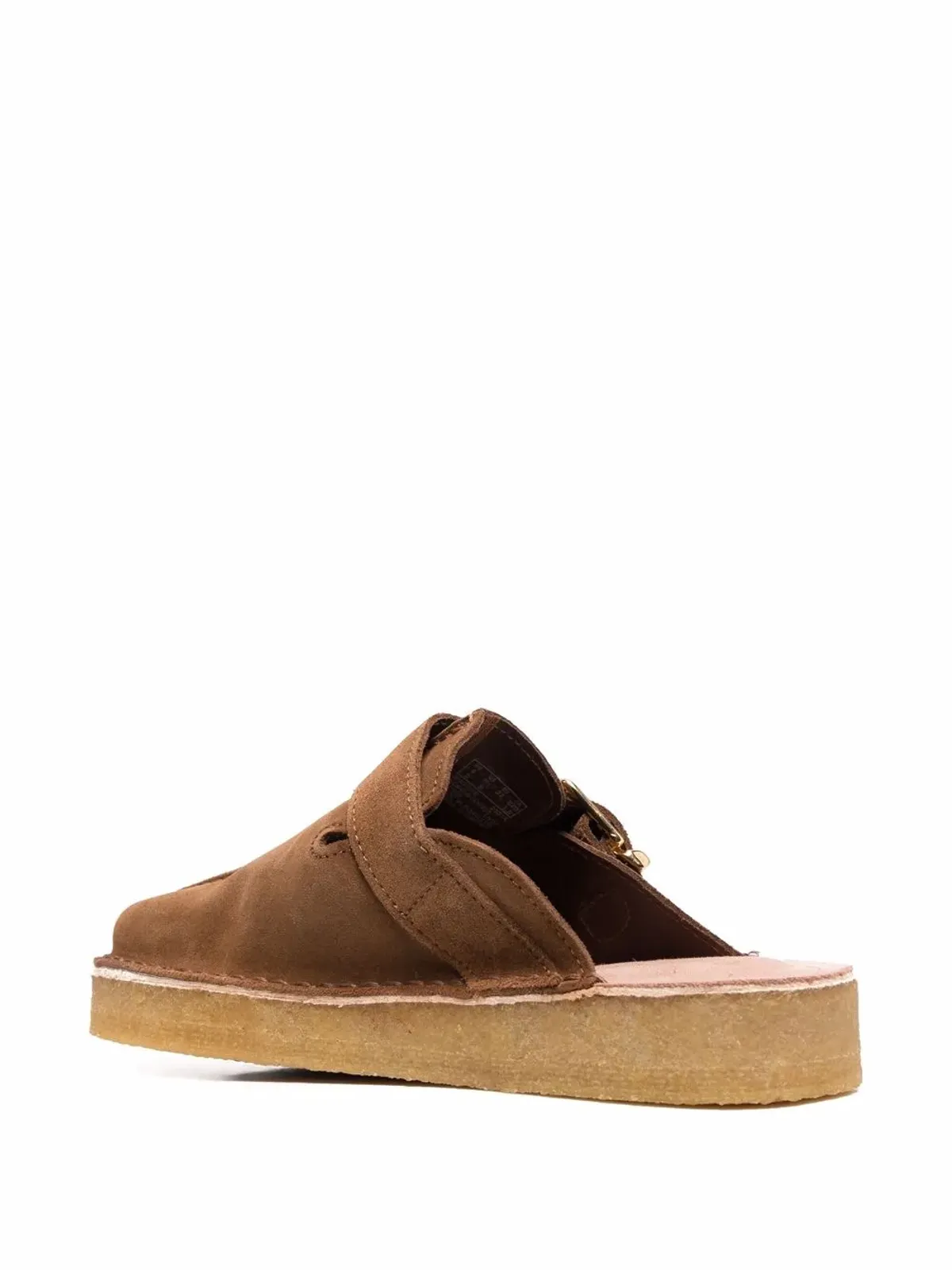 Clarks Originals スリップオン スエードミュール - ブラウン - 画像3