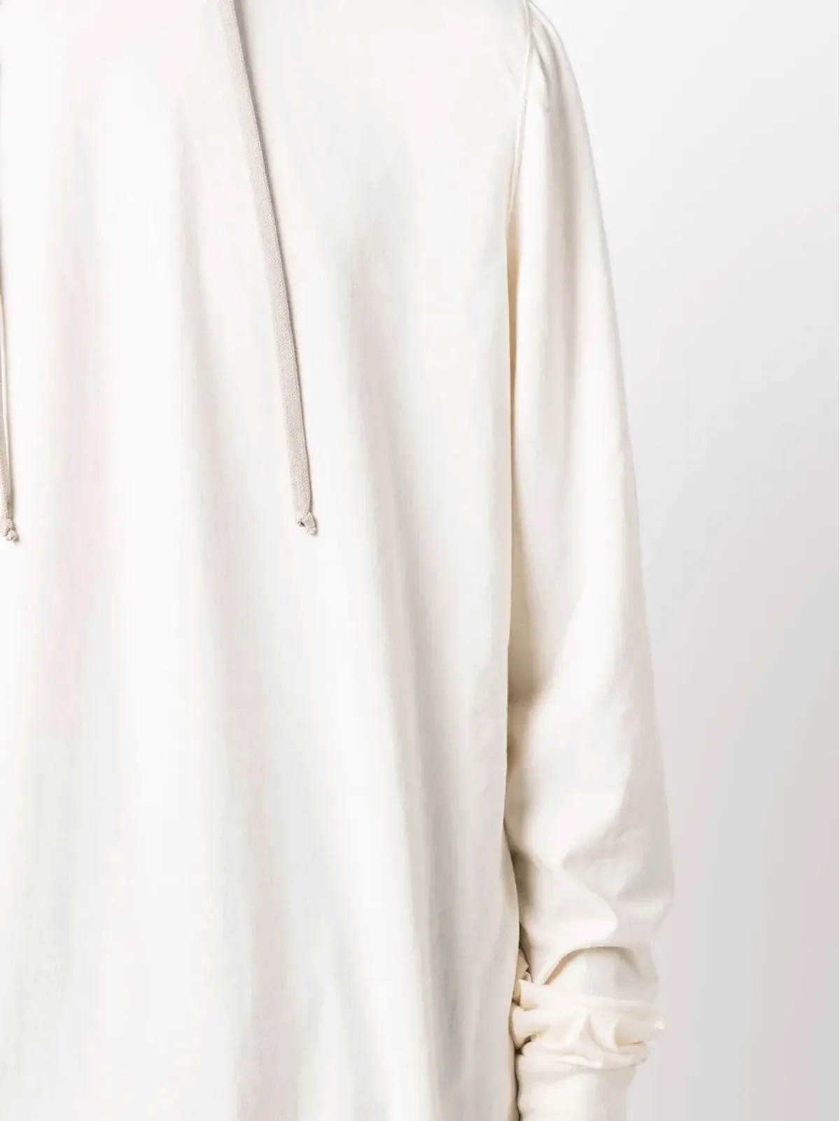 Rick Owens DRKSHDW ドローストリング付きプルオーバーフーディ - 画像5