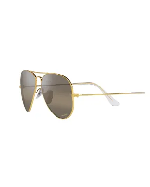 Ray-Ban RB3025 Chromance パイロットフレーム サングラス - サムネイル3