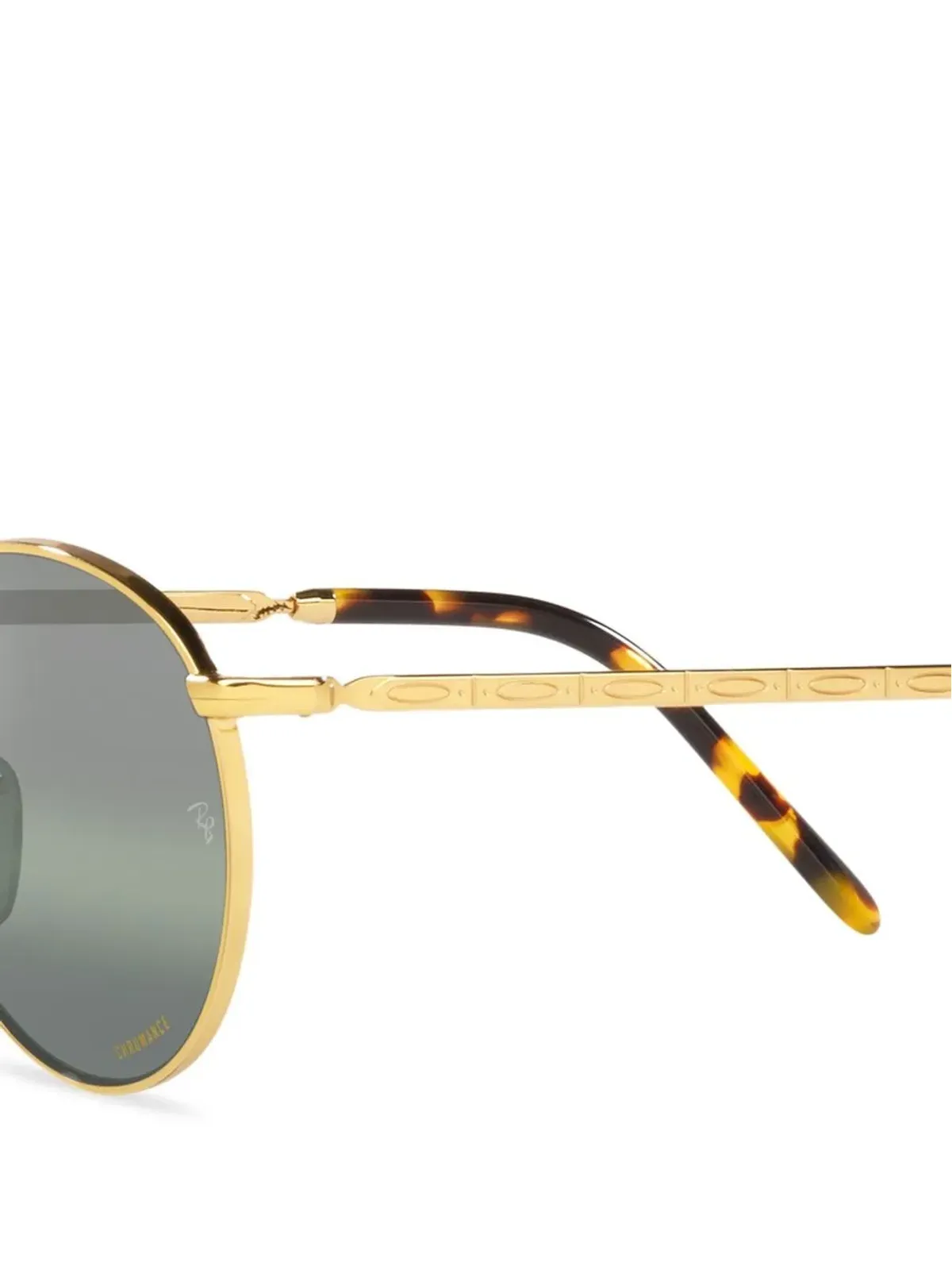 Ray-Ban RB3637 New Round サングラス - ゴールド - 画像3