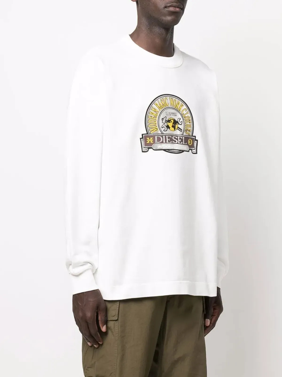 Diesel グラフィックプリント コットン スウェットシャツ - 画像3