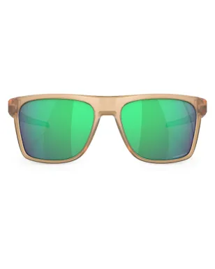 Oakley OO9100 Leffingwell レクタングルフレーム サングラス - ブラウン - サムネイル1