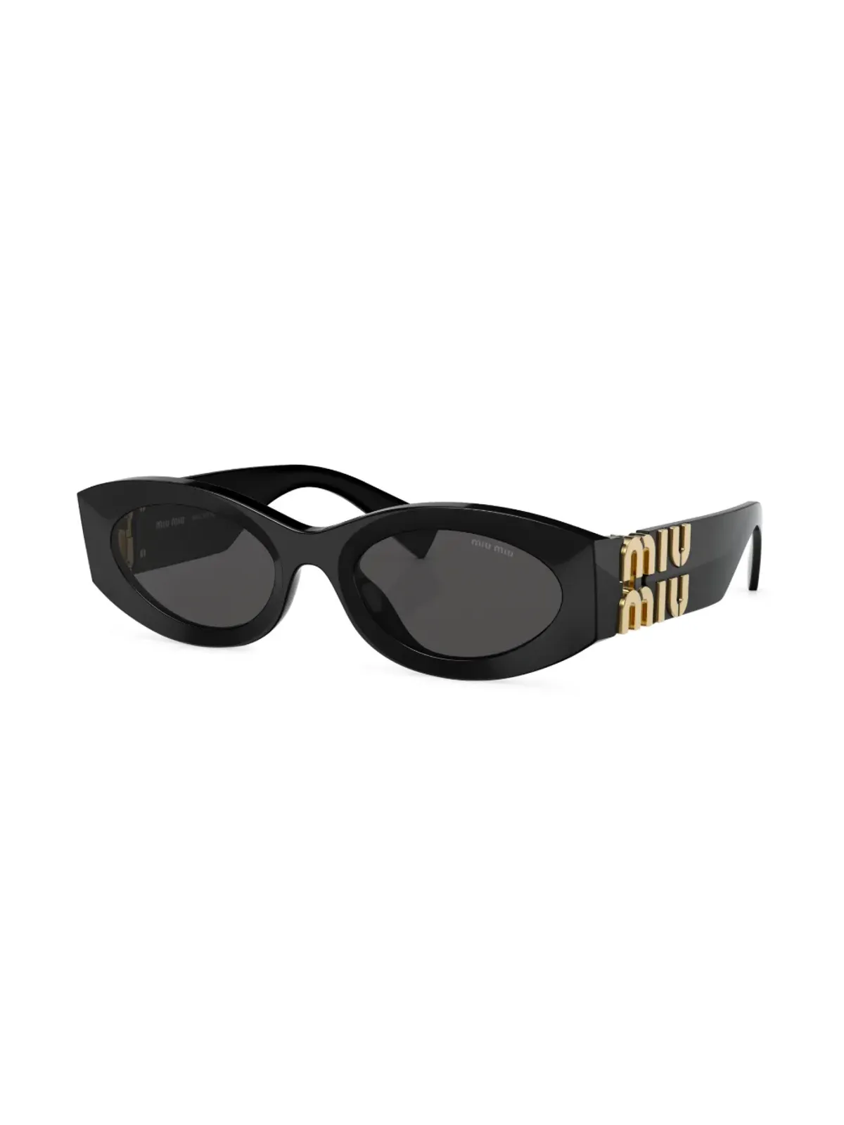 Miu Miu Eyewear グリンプス オーバルフレーム サングラス - 画像2