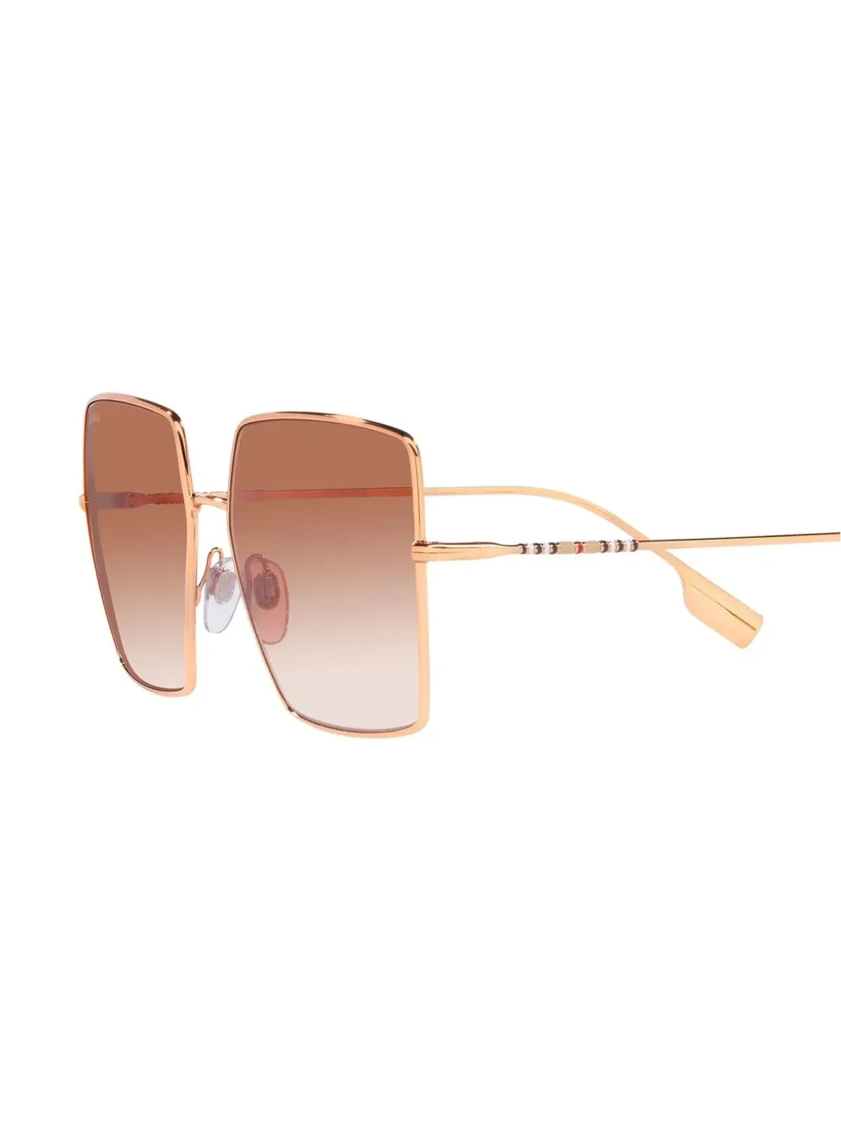 Burberry Eyewear ダフニー スクエアフレーム サングラス - 画像3