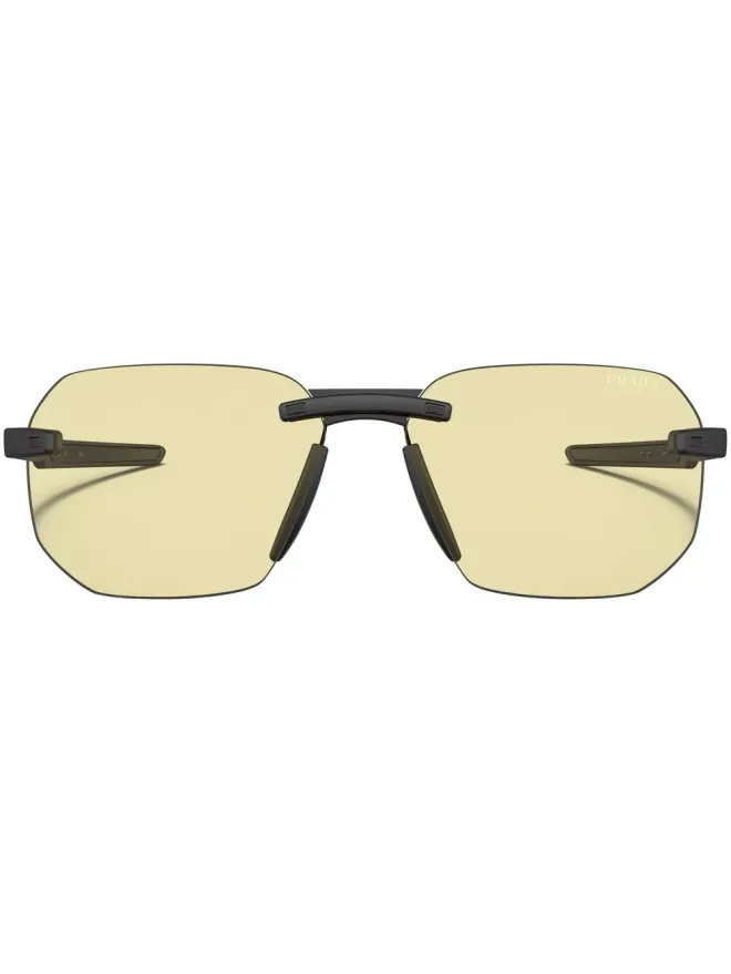 Prada Linea Rossa Prada Linea Rossa ロゴプリント サングラスの商品画像