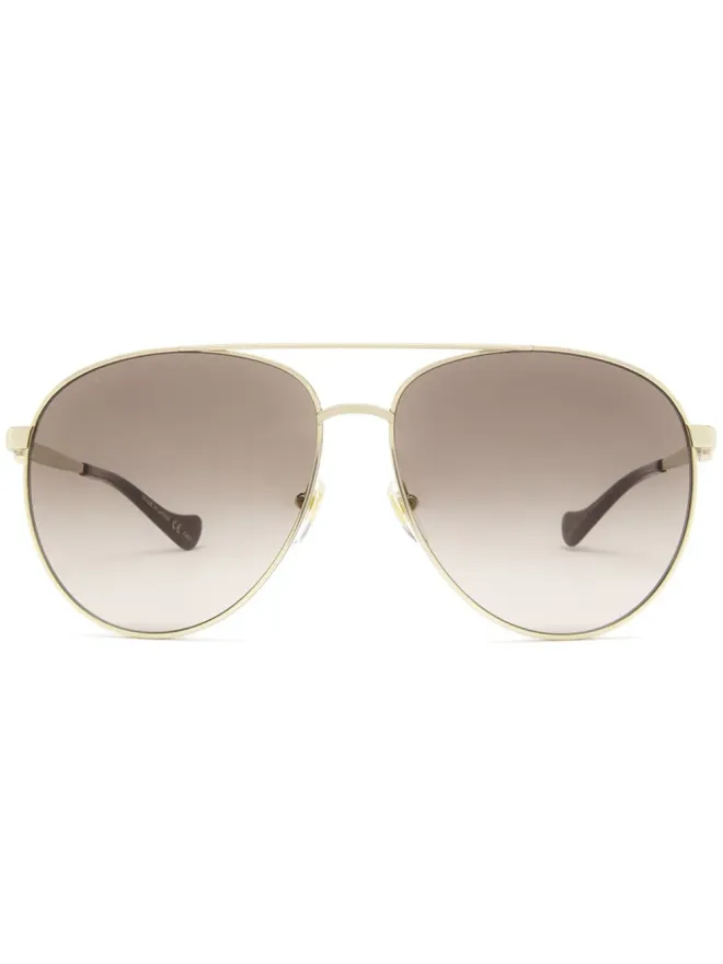 Gucci Eyewear Gucci Eyewear インターロッキングG パイロットフレーム サングラスの商品画像