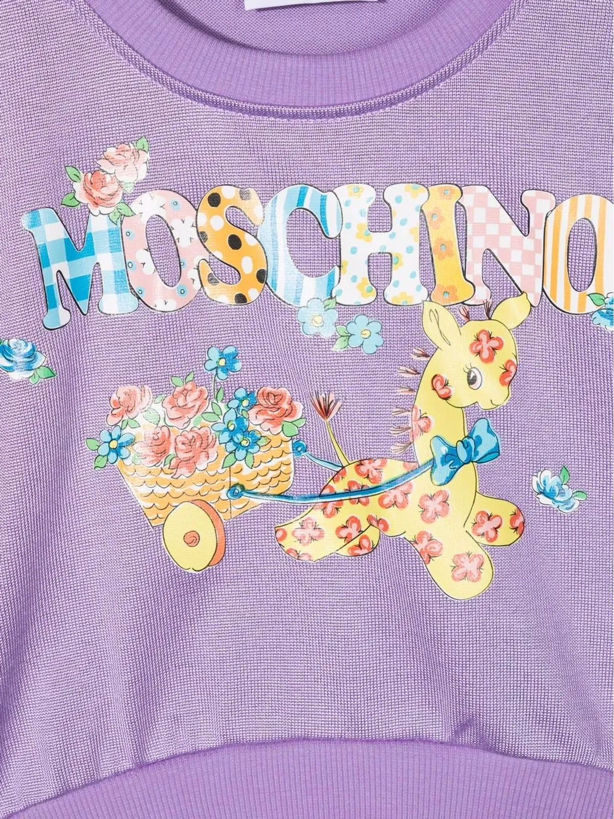 Moschino Kids ロゴプリントスウェットシャツ - 画像3