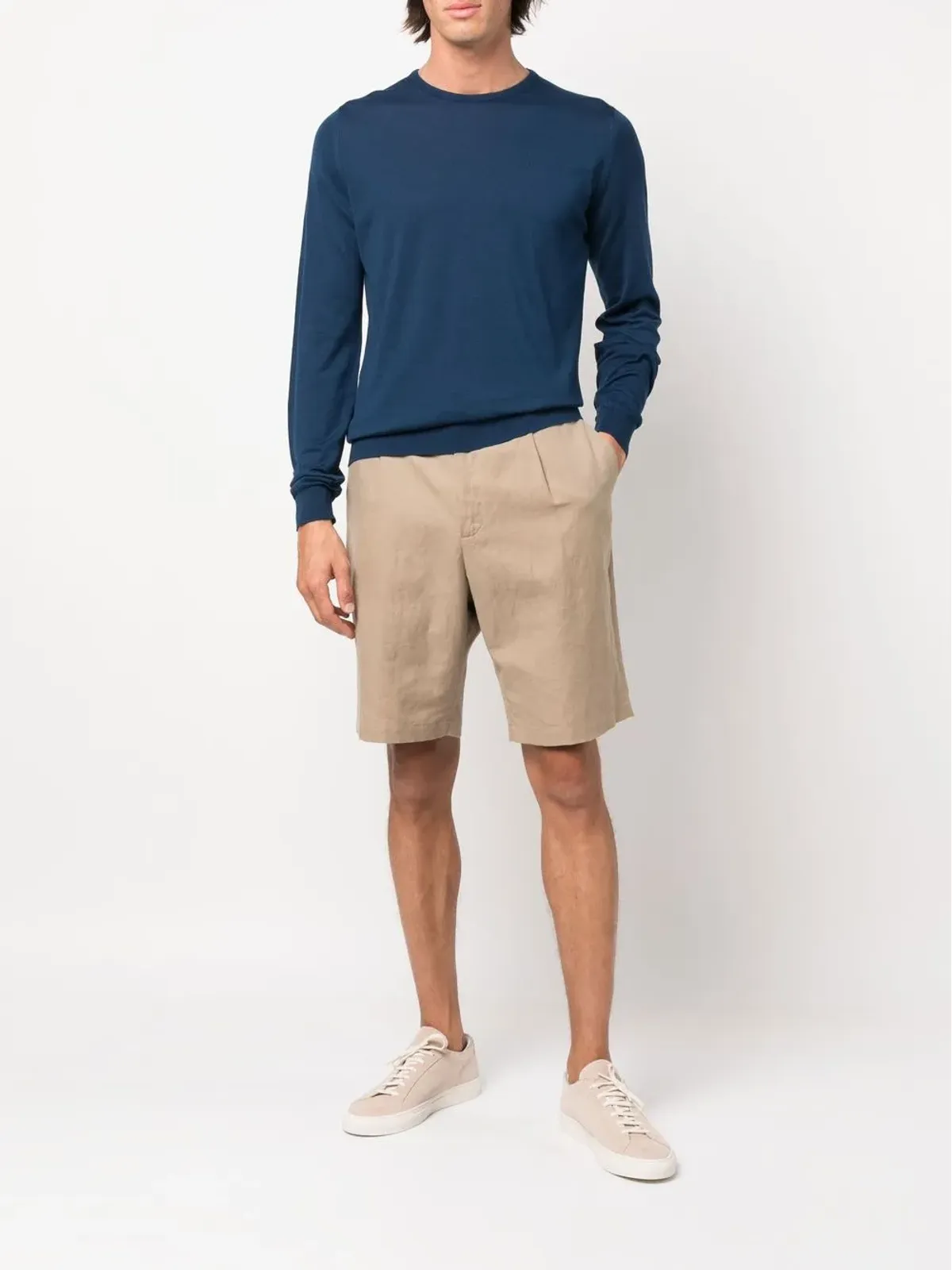 John Smedley 丸首ニットセーター - 画像2