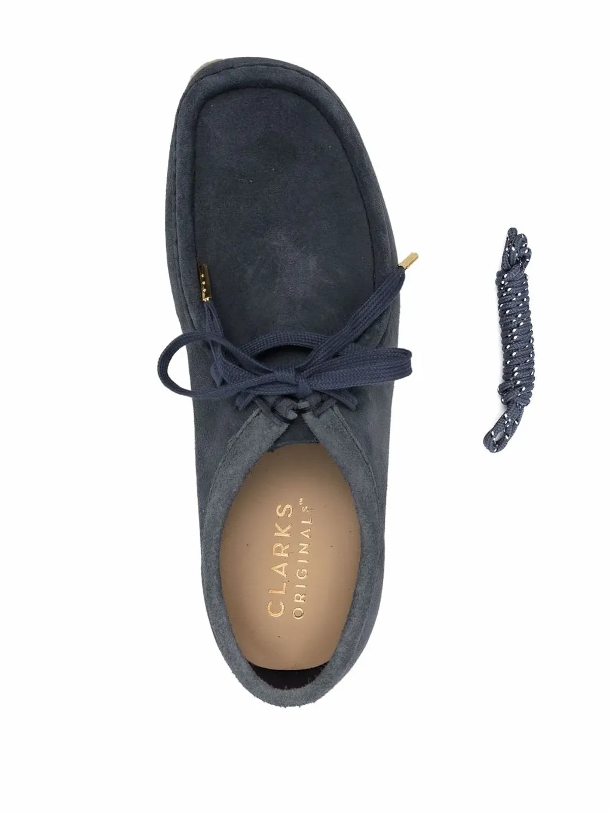 Clarks Originals レースアップ スエード ボートシューズ - ブルー - 画像4