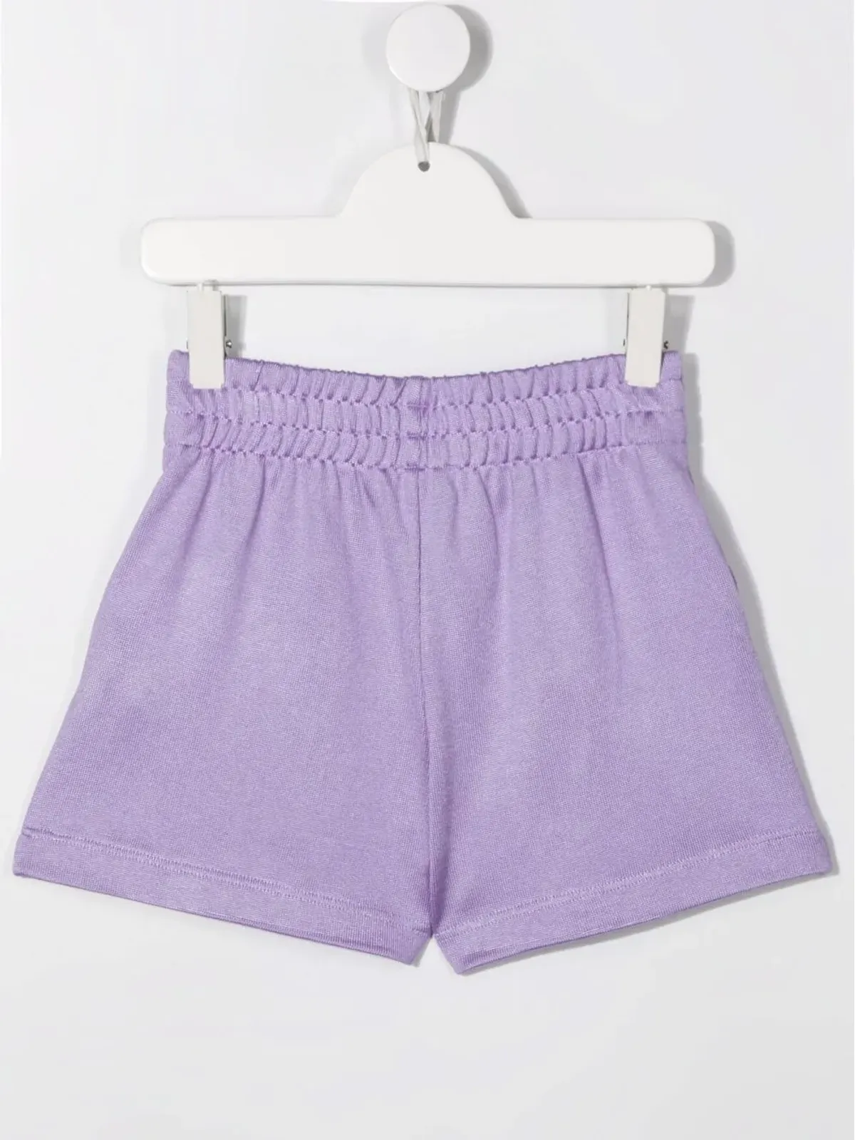 Moschino Kids ロゴプリント・エラスティテッドショーツ - Purple - 画像2