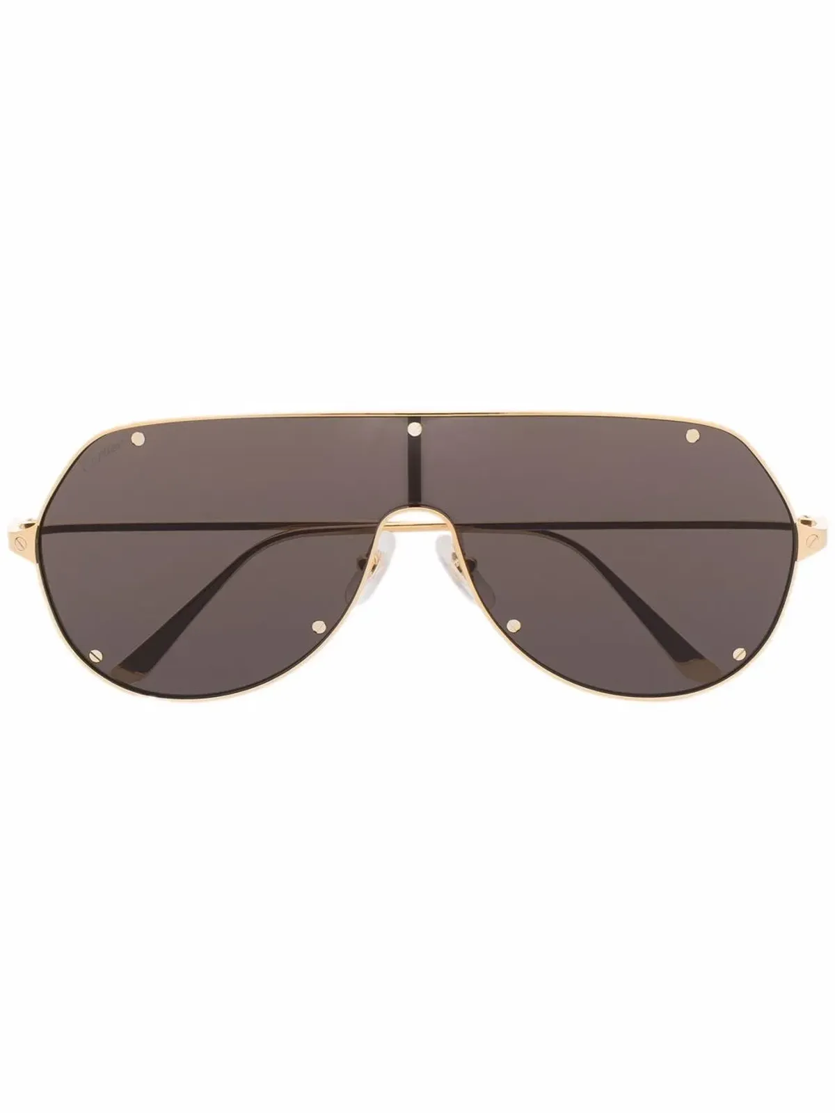 Cartier Eyewear マスクフレームサングラス - 画像1