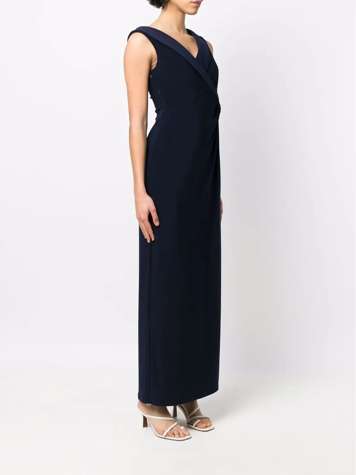 Lauren Ralph Lauren ノースリーブ ピンチドウェスト マキシドレス - 画像3