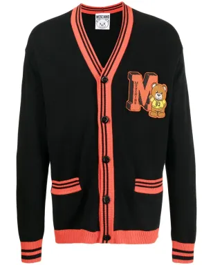 Moschino 刺繍トイベア パッチ カーディガン - サムネイル1