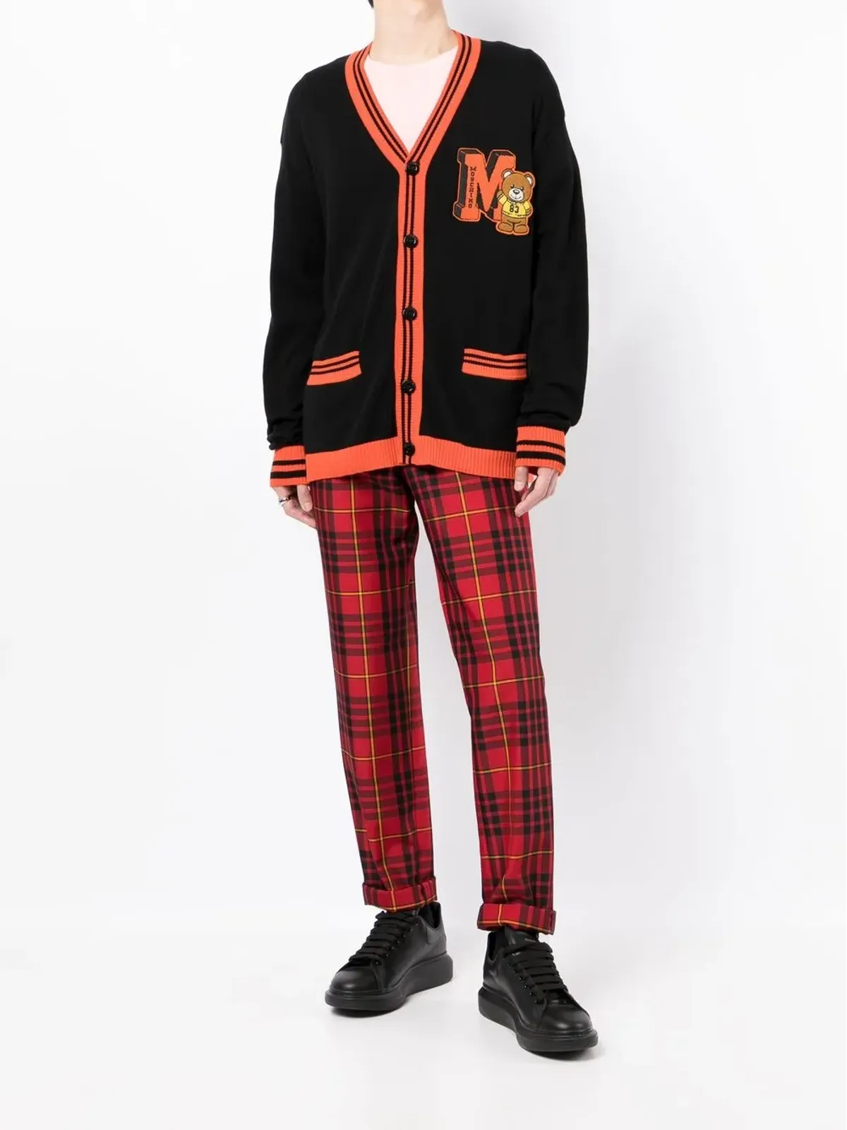 Moschino 刺繍トイベア パッチ カーディガン - 画像2