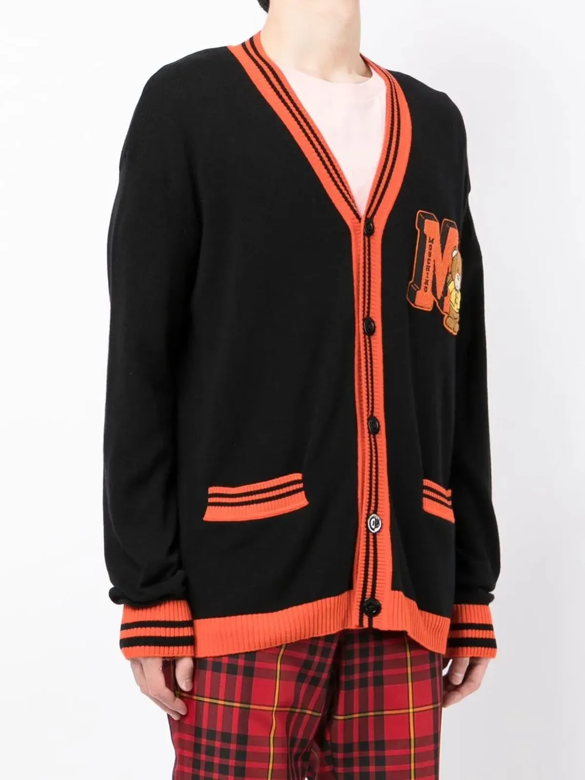 Moschino 刺繍トイベア パッチ カーディガン - 画像3