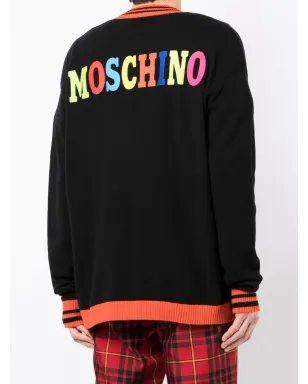 Moschino 刺繍トイベア パッチ カーディガン - サムネイル4