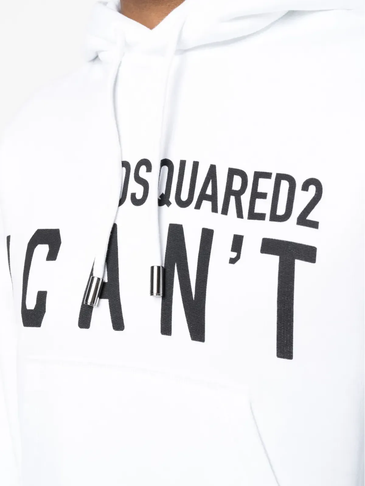 DSQUARED2 スローガンプリント プルオーバー フーディー - 画像5